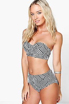 Boohoo Arosa Mono Underwired Longline H/w Bikini