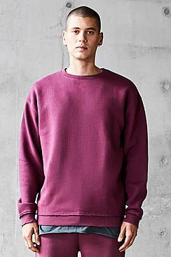 Boohoo Oversized Heavyweight Washed Sweater