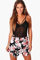 Boohoo Petite Olivia Floral Skort