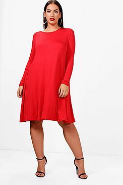 Boohoo Plus Isobel Swing Dress