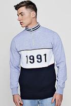 Boohoo 1991 Zip Placket Fleece Track Top Co-ord