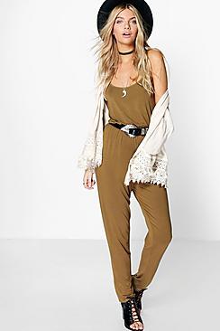 Boohoo Rita Cami Style Jumpsuit