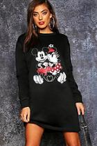 Boohoo Mickey & Minnie Sweater Dress