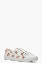 Boohoo Poppy Star Detail Trainers