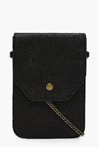 Boohoo Messenger Bag With Chain