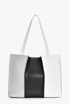 Boohoo Ebony Monochrome Colourblock Shopper Bag Multi