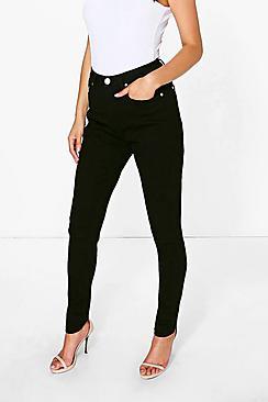 Boohoo Lolah High Rise Skinny Jeans