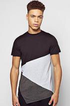 Boohoo Extended Front Panel T Shirt