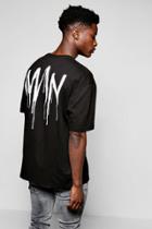 Boohoo Oversized Boxy Man T Shirt Black
