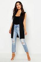 Boohoo Sleeveless Duster Jacket