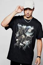 Boohoo Oversized Eagle Print T Shirt