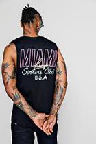 Boohoo Miami Lounge Neon Print Tank