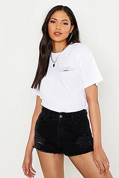 Boohoo Tall Coachella Pocket Print T-shirt