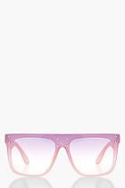 Boohoo Gradient Lens Oversized Sunglasses