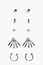 Boohoo Honey Embellished Stud Earring Set