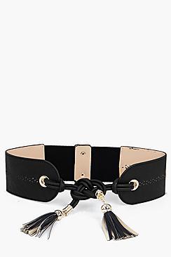 Boohoo Alexis Knot And Tassel Obi Belt