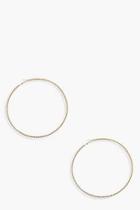 Boohoo 12cm Twist Hoop Earrings