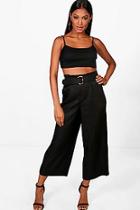Boohoo Annie High Waisted Belted Trouser