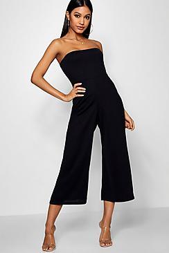 Boohoo Bandeau Culotte Jumpsuit