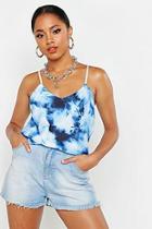 Boohoo Tie Detail Satin Cami