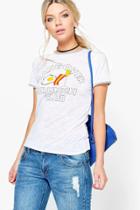 Boohoo Wendy Brunch Club T-shirt White