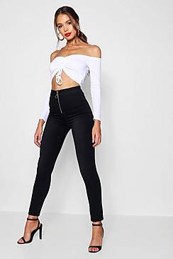 Boohoo Tall Jayde O Ring 36 Leg Skinny Jeans