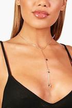 Boohoo Jess Starfish Plunge Necklace