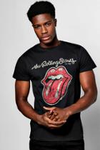 Boohoo The Rolling Stones World Tour License Band T Shirt Black