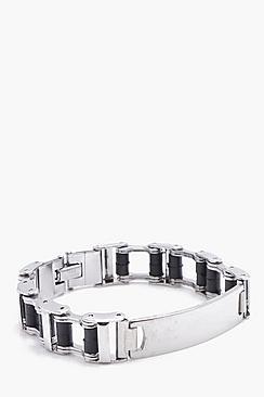 Boohoo Box Chain Id Bracelet