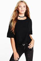 Boohoo Grace Woven T-shirt