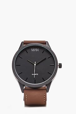 Boohoo Tan Classic Watch