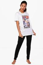 Boohoo Emily Disney Princess Problems Pj Trouser Set
