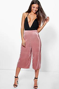 Boohoo Tall Boutique Bea Fine Pleat Premium Culottes