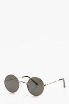 Boohoo Tinted Round Fashion Glasses