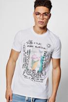 Boohoo White Miami Ice Cream Print Crew Neck Tee White