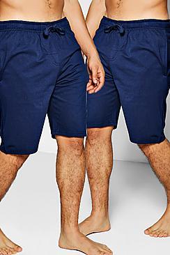 Boohoo 2 Pack Jersey Pyjama Shorts