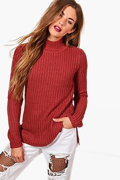 Boohoo Imogen Turtleneck Fisherman Jumper