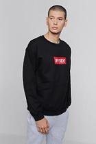 Boohoo Oversized Off Side Box Logo Print Sweatshirt