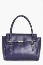Boohoo Ruby Structured Metal Detail Day Bag Navy