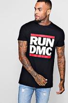 Boohoo Longline Run Dmc T-shirt