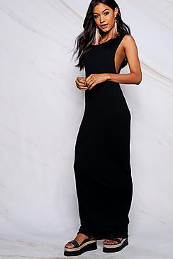 Boohoo Leila Drop Arm Hole Maxi Dress