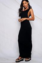 Boohoo Leila Drop Arm Hole Maxi Dress