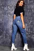 Boohoo Disney Mickey Pocket Mom Jeans
