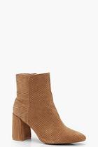 Boohoo Cord Effect Pointed Shoe Boots