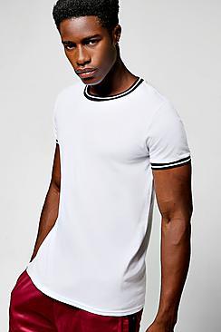 Boohoo Sports Rib T-shirt