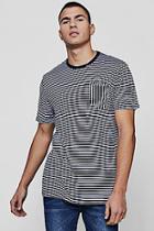 Boohoo Stripe Crew Neck T-shirt
