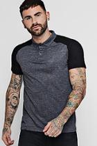 Boohoo Short Sleeve Jersey Raglan Polo