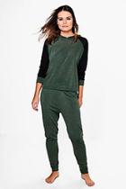 Boohoo Nina Contrast Trim Hoody Loungewear