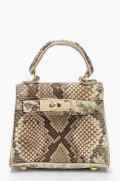 Boohoo Snake Micro Mini Grab Bag