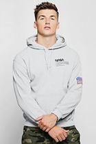 Boohoo Nasa Chest And Sleeve Print Hoodie